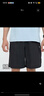 安踏短裤男五分运动裤夏季冰丝透气运动速干裤宽松休闲裤跑步健身裤 -4基础黑【拉链防丢口袋】 XL (180) 适合140-160斤 实拍图