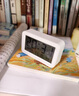 得力（deli）儿童节礼物多功能电子闹钟儿童卧室智能床头钟开学学生专用起床神器白LE102开学必备礼物 实拍图
