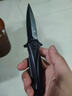 仙僖俫弹了个户外德国军士刀防簧折叠防身瑞士军士刀随身特殊钢锋利刀 【高配版】黑色 60°以上 x 10cm x 9cm 实拍图