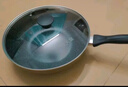 炊大皇炒锅不粘锅易洁轻油多用平底煎炒锅电磁炉通用炒菜锅32cmB50069 实拍图