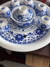 艾莹嘉景德镇功夫茶具整套青花瓷茶壶茶杯家用陶瓷喝泡茶高档送朋友礼品 青花缠枝莲 实拍图