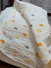 全棉时代儿童浴巾纯棉透气纱布浴巾新生婴儿宝宝洗澡大毛巾小鸭子95*95cm 实拍图