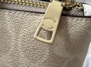 蔻驰（COACH）【品牌直供】女士FIONA24手提单肩托特包沙黄配粉笔白色CBT18 实拍图