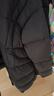 黑冰【清仓】秋冬女过膝长款鸭绒连帽轻量保暖防风羽绒服外套 FAF8961 黑色 L 实拍图