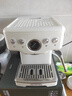 柏翠(petrus)【政府补贴】咖啡机意式浓缩家用小型半自动蒸汽打奶泡PE3833海盐小方 新年礼物 实拍图