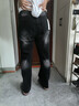 顶峰保罗（Dingfengbaoluo）直筒牛仔裤男春秋宽松美式休闲阔腿裤子WH75黑灰3XL 实拍图