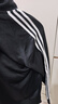 阿迪达斯（adidas）运动套装男秋冬跑步运动套装防风夹克直筒裤两件套 黑白 XL 实拍图