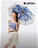 蕉下（beneunder）防紫外线遮阳伞三折双层黑胶晴雨伞防晒伞BM664蓝铃 实拍图
