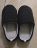 内泊（NEIBO）【超舒服】乳胶棉拖鞋男冬季女室内家居大码防滑防臭保暖羊毛茶44 实拍图