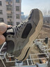 骆驼（CAMEL）加绒男鞋高帮休闲父亲秋冬保暖棉鞋 K14C36L3635 中灰/黑 45 实拍图