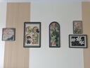 科芝中古风客厅装饰画法式复古沙发背景墙挂画高级感小众艺术组合壁画 A 30*30/4060/2560/2030/4030 质感纹理膜 典雅黑框PVC(金框备注) 实拍图