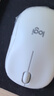 罗技（Logitech）M221 轻音鼠标 无线鼠标 办公鼠标 对称鼠标 带无线微型接收器 米白色 实拍图