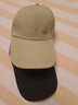 【热巴同款】加大棒球帽帽子男女大头围显脸小春夏字母百搭棒球帽 【米色+黑色】2个-侧标 实拍图