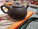 徐保国 【销量10万+】宜兴紫砂壶手工茶壶节日礼物泡茶壶 紫泥仿古壶 徐保国 球孔 紫泥光素石瓢 实拍图