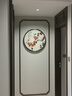 摆福百利苏绣客厅玄关装饰画圆形壁画新中式高档背景墙餐厅挂画精品刺绣 精品刺绣  事事如意 60*60实木边框 实拍图