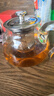 金镶玉玻璃泡茶壶花茶壶凉水壶耐热防爆过滤内胆带盖 雨润壶600ml 实拍图