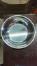 【不锈钢】和面盆厨房烘焙家用火锅盆洗菜打蛋汤锅盆醒面盆料理盆 34cm【热卖款】不锈钢和面盆 实拍图