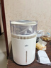 bures百而思无雾加湿器家用卧室空气净化一体机鼻炎母婴幼儿孕妇大容量客厅专用静音除菌小型桌面蒸发式 【母婴优选 晴雪白】纯净无雾杀菌版 实拍图
