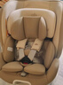 好孩子（gb）安全舱1号S婴儿8系高速儿童360旋转汽车安全座椅0-7岁 奶昔白 实拍图
