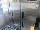 荣事达（Royalstar）四门冰箱商用冷藏冷冻双温冰柜六门大容量冰箱餐饮厨房饭店立式不锈钢保鲜四开门风冷无霜冰箱 旗舰款全钢全铜 | 大六门【全冷冻】-20°C 实拍图