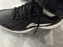 李宁革面跑鞋轻质男鞋春夏拼接革面软底耐磨休闲跑步鞋ARBS009 实拍图