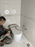 东鹏（DONGPENG）官方智能马桶一体机全自动无水压限制四季感温即热式泡沫盾座便器 Z610E-自动翻盖+内置泡泡+语音 坑距请备注或联系在线客服 250/300/350/400MM 实拍图