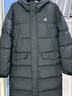 adidas通勤羽绒服 休闲长款鸭绒男女秋冬阿迪达斯官方轻运动   黑色   2XL 实拍图