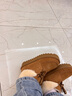 UGG秋季新款女士舒适蝴蝶结厚底懒人毛毛鞋1174570CHE|栗色 37 实拍图
