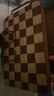 棋盘格实木菜板家用橡胶木乌檀木粘板案板面板抗菌防霉 38*26*2.5cm(9101)长方形 实拍图