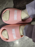 牧童儿童拖鞋夏季家居鞋室内软底浴室男女童亲子凉拖鞋 糖果粉 190 实拍图