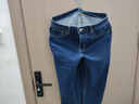 京东京造牛仔裤男秋季直筒裤子男士休闲长裤磨毛加绒加厚 深蓝 31码 实拍图