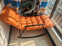 傲蕉摇摇椅成人躺椅懒人沙发单人沙发双人摇椅可坐躺睡卧室阳台午休椅 单人【橙色黑架】冬夏两用可拆洗 可躺可睡 实拍图