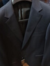 雅戈尔（YOUNGOR）西服男士050款上衣秋冬青年男套西上衣羊毛面料经典西服 藏青 S 165/92A 实拍图