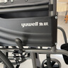 鱼跃(yuwell)轮椅车H051折叠老人轻便旅行手推车钢管免充气胎代步车 实拍图