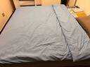 京东京造悦柔四件套 120g加厚耐用磨毛A类床单被套床上四件套 1.5米天空蓝 实拍图