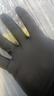 英科医疗（INTCO）一次性手套丁腈手套100只中码黑色丁晴加厚耐用劳保橡胶洗碗手套 实拍图