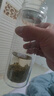 富光男女士双层玻璃杯 高硼硅玻璃304茶隔水杯子 带茶隔泡茶杯400ml 实拍图