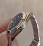 劳力士（ROLEX）【二手99新】劳力士男表 日志型系列自动机械18k黄金 瑞表二手奢侈品腕表名表钟表 41表径蓝盘条钉116334 实拍图