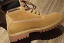 马登男士马丁靴美式经典大黄靴秋冬户外休闲工装靴2025新款加绒男鞋 砂黄 【靴子/复古马丁靴/高帮男鞋冬季/马丁鞋/登山靴】 37.5 (240mm) =38女码 实拍图