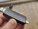 雷克沙（Lexar）USB3.2读卡器 TF/SD二合一 USB/Type C双口 大疆无人机运动相机内存卡读卡器 支持苹果17手机电脑 实拍图