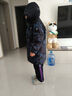 波司登【165可选】新款儿童羽绒服保暖外套厚中性男女中长款连帽新年红 冰川熊蓝9CR8 150 /72 约 140-150cm 36kg 实拍图