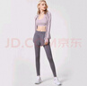 骆驼（CAMEL）瑜伽套装女健身运动服五件套YK2225L5493杜若紫L 实拍图