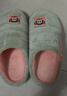 大嘴猴（paul frank）棉拖鞋女士秋冬季室内家居拖鞋毛绒保暖厚底棉鞋女款浅灰260PF607 实拍图