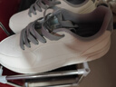 鸿星尔克板鞋冬季新款男鞋经典小白鞋休闲鞋厚底增高滑板鞋百搭运动鞋子男 微晶白/月石灰 40 实拍图
