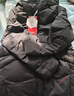 坦博尔羽绒服女中长款连帽休闲妈妈款加厚外套510506D 黑色 160  实拍图
