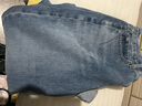 优衣库女装宽松直筒牛仔裤/水洗产品/阔感裤474934 479001 474934/64湖蓝色 23 /150/58A 实拍图