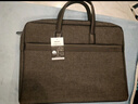 得力加宽商务公文包男女职业文件袋事务包/牛津手提包/文件包/资料袋电脑包收纳袋 灰色  实拍图