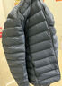 京东京造【零压系列】轻薄羽绒服男外套冬季 防钻绒马甲背心男 曜石黑 L 实拍图