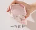 有时光数据线收纳包充电器弹片自动闭合便携耳机口红袋印花 小号 实拍图