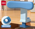 得力（deli）坐读写坐姿矫正器学生儿童学习写作业低头近视驼背纠正姿势一键夹桌生日开学礼物蓝 实拍图